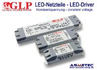 LED-Schaltnetzteile der Marke GLP ab sofort bei Asmetec aus Vorrat lieferbar