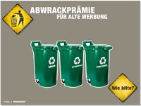 Abwrackprämie für alte Werbung