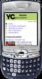 Young Germany auf dem Handy immer dabei