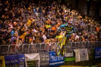 Suzuki mit Doppelführung im SX Cup