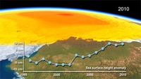 Satellites detect abundance of fresh water in the Arctic