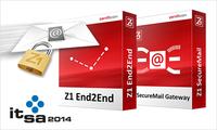 Zertificons "Organizational & Personal End2End" Verschlüsselung live auf der it-sa 2014
