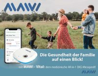 Mit Mawi-Vital, dem medizinischen All-in-1 EKG-Messgerät, zum Manager der eigenen Gesundheit