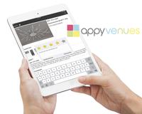WOFI Leuchten mit neuer appyvenues Messe-App auf der Light & Building 2014