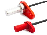 Active wheel speed sensing in compact and durable package