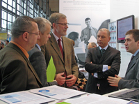 Staatsminister Rainer Robra besucht GISA auf der CeBIT