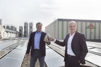 Die Sonne produziert mit