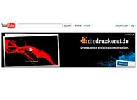 diedruckerei.de Advertises on the Homepage of YouTube