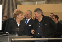 Bundeskanzlerin Angela Merkel zu Gast bei Tobit Software auf der CeBIT 2006