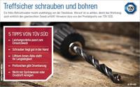 Schrauben und bohren fernab der Steckdose: Tipps von TÜV SÜD