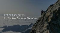 M-Files schneidet im Critical Capabilities Report for Content Services Platforms 2020 von Gartner hervorragend ab