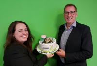10-jähriges Jubiläum für Nadine Kaiser bei der Wirtschaftsförderung Nordschwarzwald