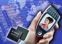 Weltweit erster UMTS CMOS Single-Chip HF-Transceiver von Infineon bedient alle sechs Frequenzbänder und macht 3G-Handys global einsetzbar