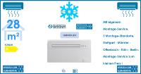 Unico Air Inverter 10 SF C Monoblock-Klimagerät 2,3kW Nur Kühlen für 1 Zimmer mit 28 m² Fläche