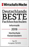 HS Kaiserslautern erhält Auszeichnung der WirtschaftsWoche