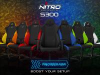 BRANDNEU bei Caseking - Die Nitro Concepts S300 Gaming-Stuhl-Serie in prächtigen Farben mit Premium-Qualität