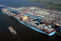 MERETE MAERSK erstmals in Bremerhaven