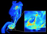 The turbulent birth of stars in galactic collisions