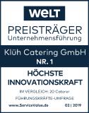 Klüh Catering: Innovativ und nachhaltig - weiteres Qualitätssiegel für das Düsseldorfer Familienunternehmen