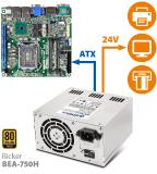 2-in-1 industrial PC power supply: Simultaneous power supply of mainboard and 24V peripherals with only one power supply