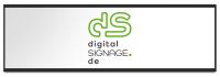 digitalSIGNAGE.de 37 Zoll Widescreen Display für Digital Signage mit Cloud-Steuerung