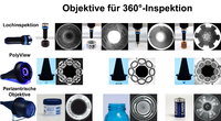 Neue Objektive für 360°-Inspektionen mit nur 1 Kamera und in 1 Vorgang