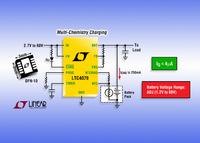 2.7V-60V Input, 250mA Linear Battery Charger Features Multi-Chemistry Operation
