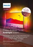 Große Testaktion mit Zufriedenheitsgarantie für Philips Android TVs mit Ambilight