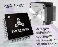 Kleinster integrierter 2,5A Schrittmotor-Motioncontroller & -Treiber mit wegweisenden Technologien