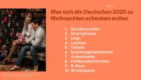 Von der Spielekonsole bis zur Winterjacke: Was sich die Deutschen zu Weihnachten 2020 schenken wollen