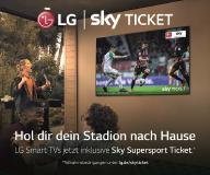 LG startet mit dem Sky Supersport Ticket in den Fuẞballsommer