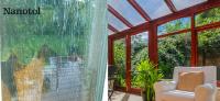 Dachfenster und Wintergarten mit Nanotechnologie sauber halten