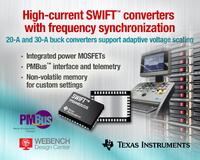 Erste Hochstrom-PMBus-Wandler der Industrie mit Frequenzsynchronisation ergeben ein reduziertes EMI-Aufkommen