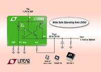 Neues von Arrow: LT3089: Robuster 36 V / 800 mA-Linearregler bietet erweiterten SOA