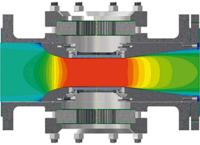 Laseroptisches Durchflussnormal für Heißwasser