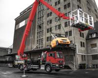 Crane mode for Jumbo class NX access platforms