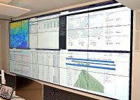 Kaiserwetter's Data Wall ist eine der größten Videowände im Büroumfeld