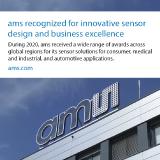 ams awarded IoT Wearables Innovation of the Year; rounds off year of recognition for innovative sensor design and business excellence