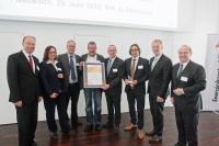 Umweltminister Remmel übergibt "EnergieInnovationsPreis" an Kiekert