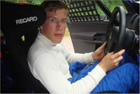 Max Sandritter greift im VW Polo Cup an