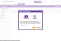 Yahoo! Mail integriert Dropbox