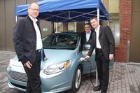 Ford in Saarlouis spendet Ford Focus Electric an htw saar