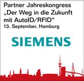 Siemens ist Partner des Jahreskongresses „Der Weg in die Zukunft mit AutoID/RFID“