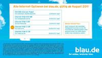 Neue Tarif-Option bei blau.de: Internet-Flat mit Highspeed- Surfmöglichkeit bis 3 Gigabyte für nur 14,90 Euro