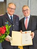 Karl-Heinz Mensing zum Regionsbrandmeister wiedergewählt