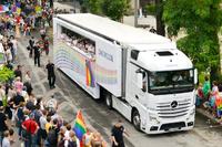 Daimler AG mit b&b eventtechnik auf dem Christopher Street Day