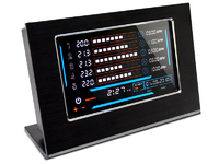 Caseking exklusiv: NZXT Sentry LXE - die Lüftersteuerung mit Touchscreen für den Schreibtisch im eleganten Rahmen aus gebürstetem Aluminium