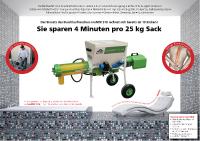 Durchlaufmischer zum Anmischen von pulverförmigen Materialien