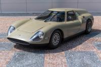 Historisches Konzeptfahrzeug Alfa Romeo Scarabeo im Nationalen Automobilmuseum Frankreichs zu sehen