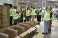B+S stellt sich über 50 Besuchern als Arbeitgeber und Dienstleister vor